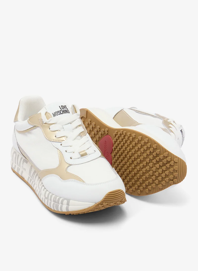 Love Moschino  Daily Running Low-Top Sneakers for Women | Best Price UAE